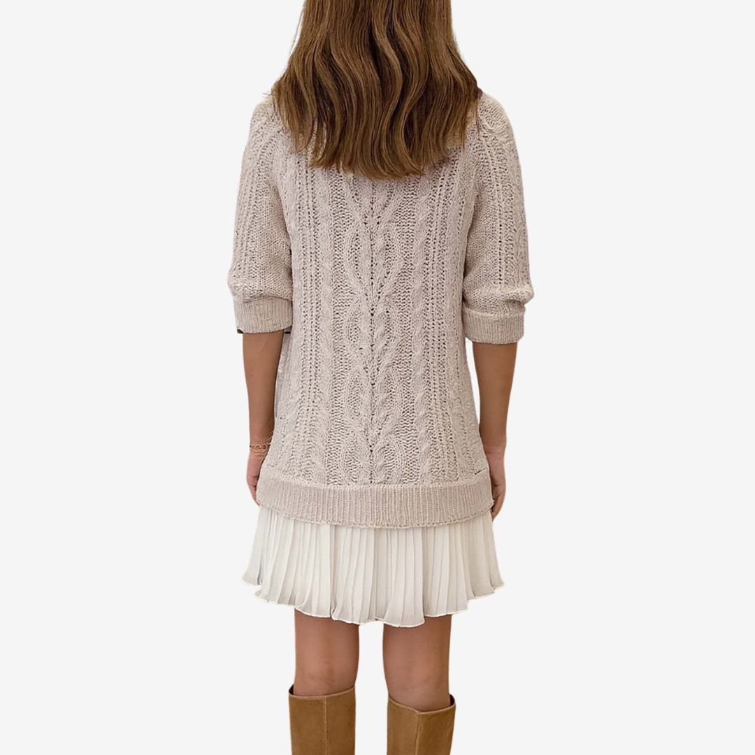 Elise™ | Strikket genserkjole
