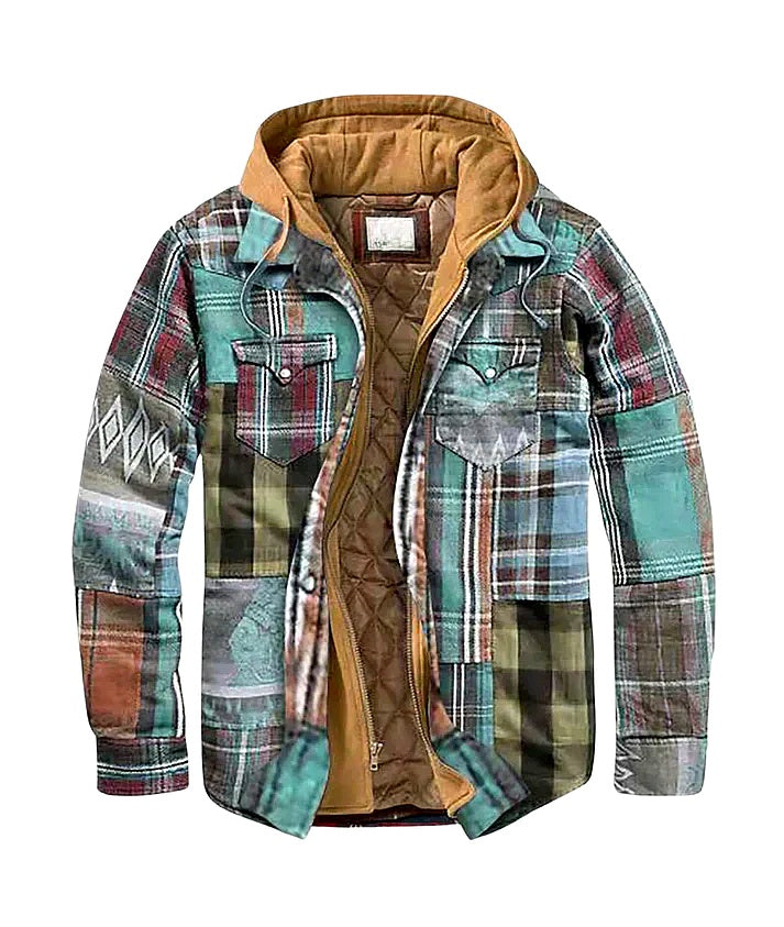 Eirik™ | Patchwork rutete jakke