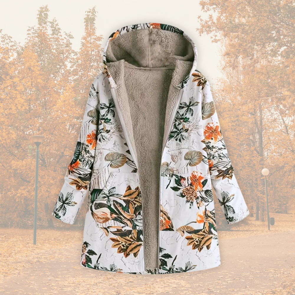 Camellia – Varm Jakke med Fleecefôr