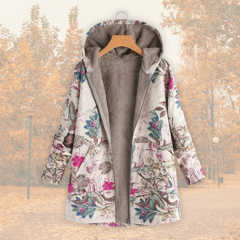 Camellia – Varm Jakke med Fleecefôr