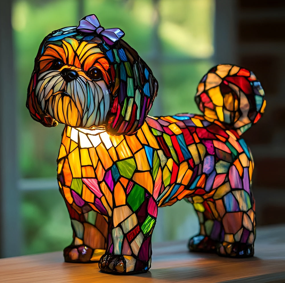 Mimine – Magisk lampe for hunder i farget glass
