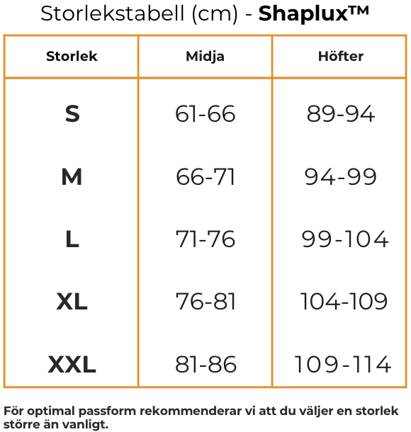 Shaplux™ | 6-Pack Høye Midjebånd med Formende Effekt for Komfort Hele Dagen