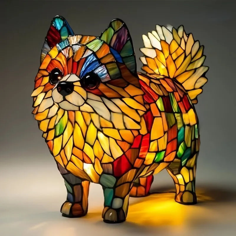 Poupi – Solstråle lampe av pomeranian