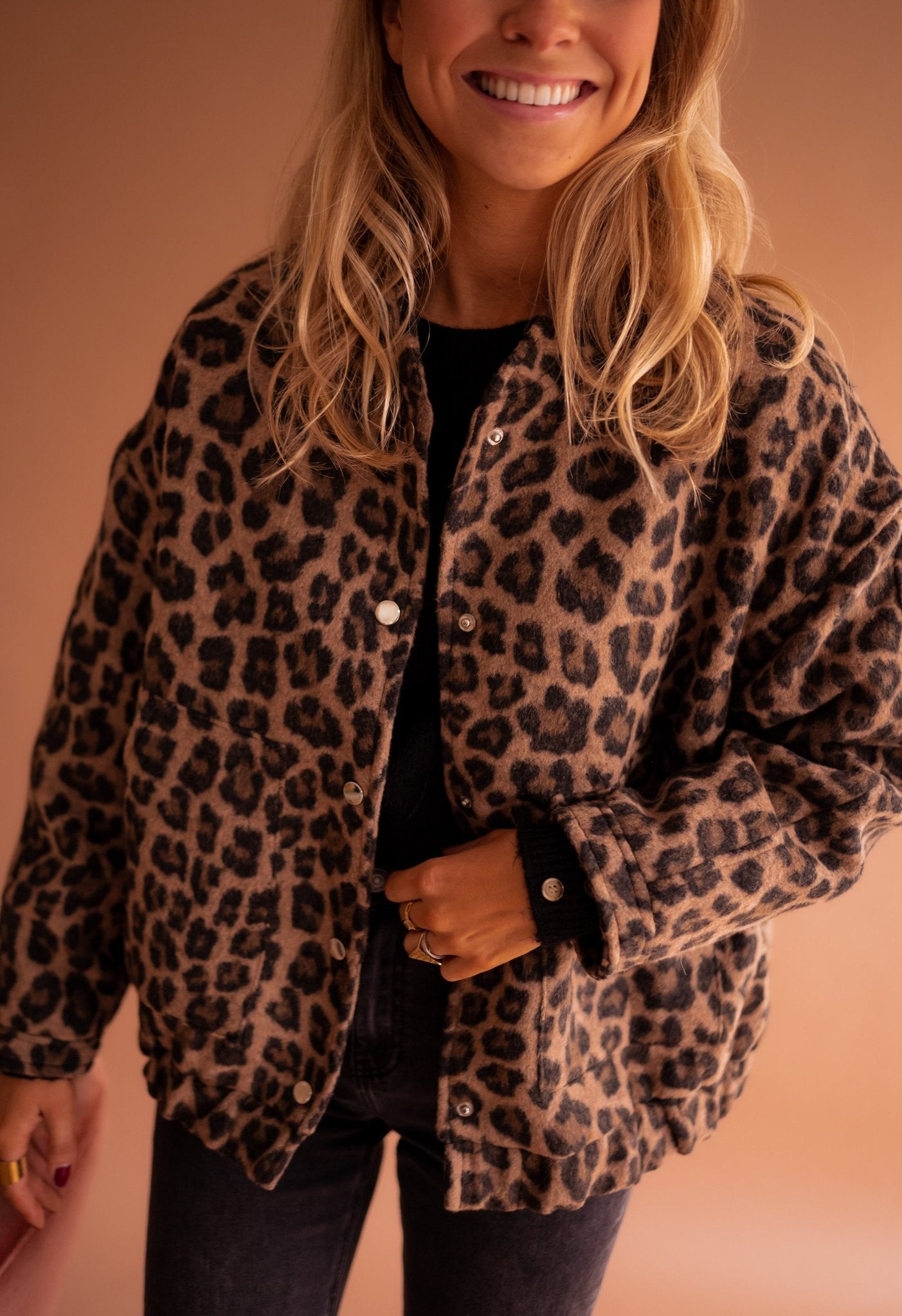 Luna | Trendjakke med leopardmønster