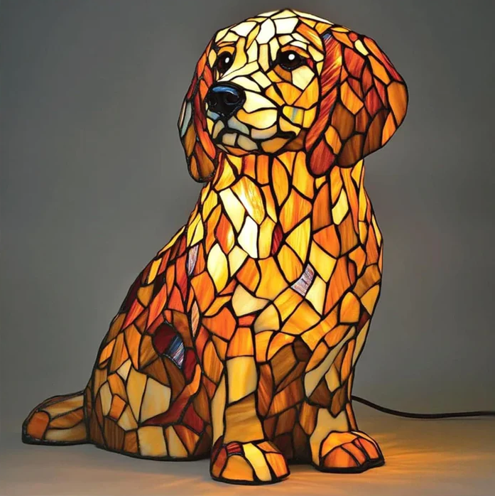 Pompom – Spirituell lampe for golden retriever