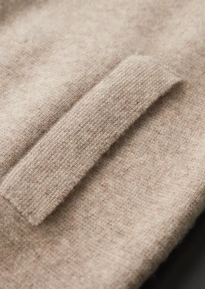 Oskar™ | Ekstrafin merinoull zip polo cardigan