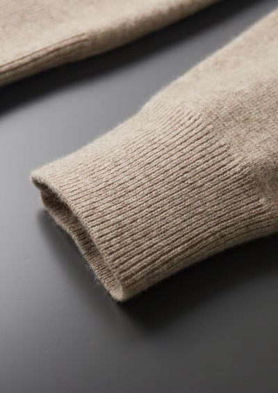 Oskar™ | Ekstrafin merinoull zip polo cardigan