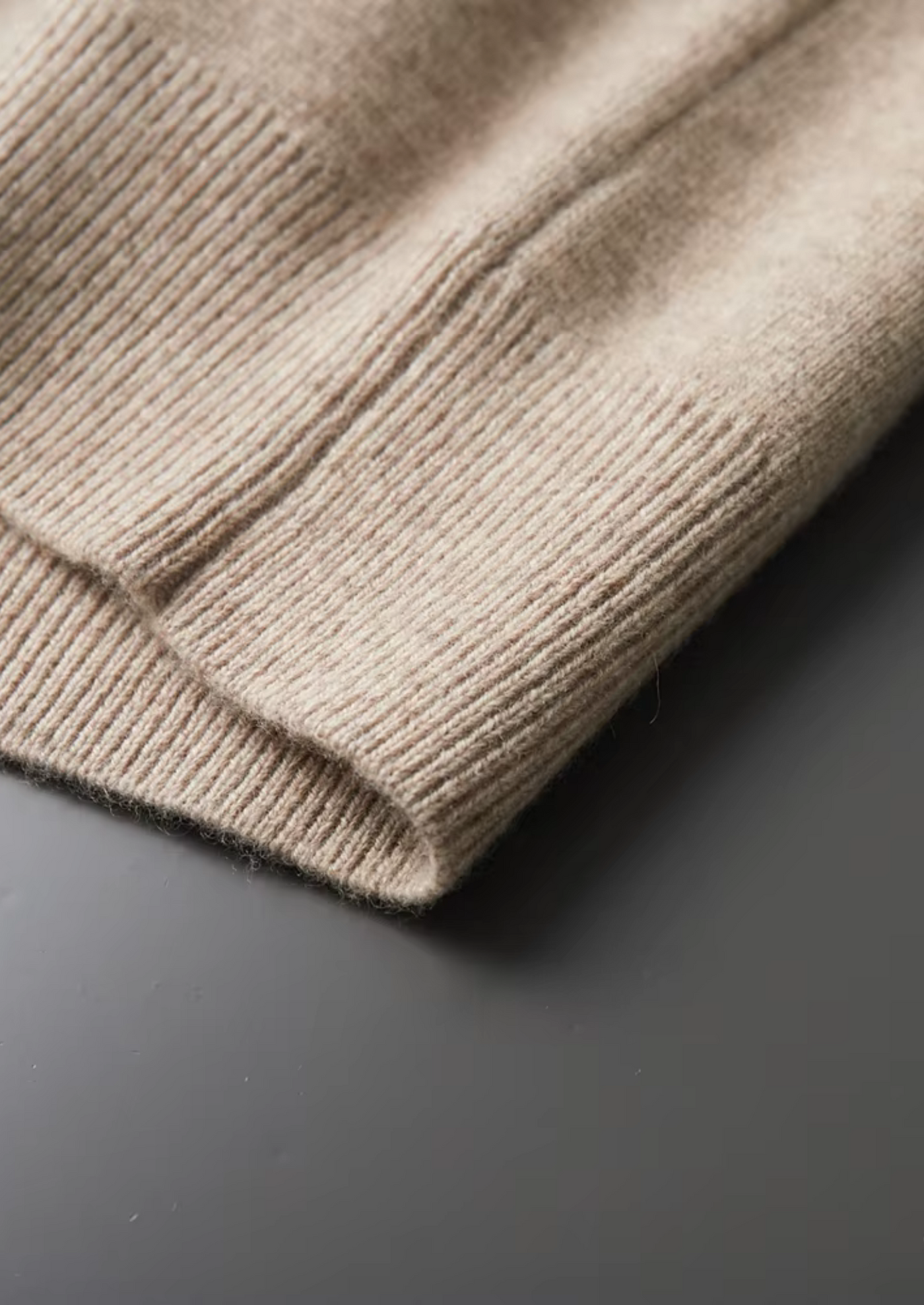 Oskar™ | Ekstrafin merinoull zip polo cardigan