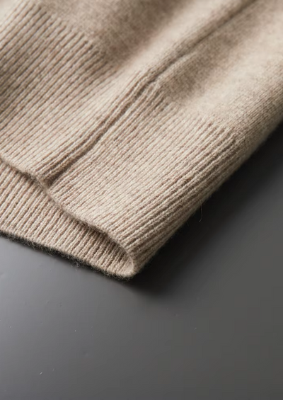Oskar™ | Ekstrafin merinoull zip polo cardigan