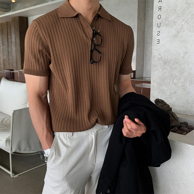 Svein™ | Strikkede poloskjorter