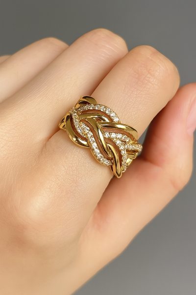 Ingrid™ | Aurora flette ring