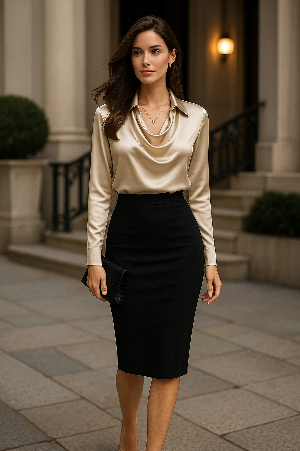 Sigrid™ | Satengbluse med eleganse og komfort