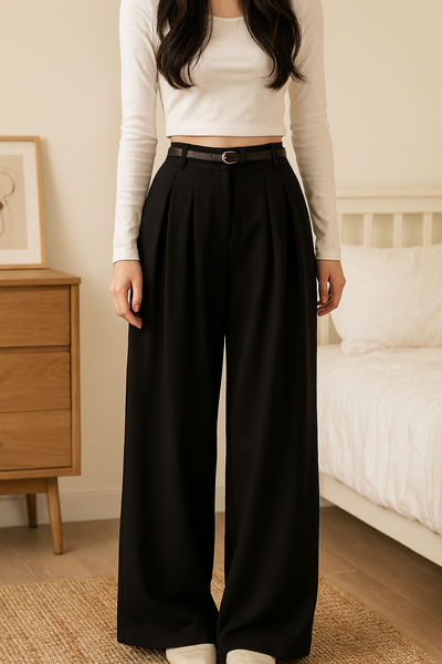 Marius™ | Wide leg bukser