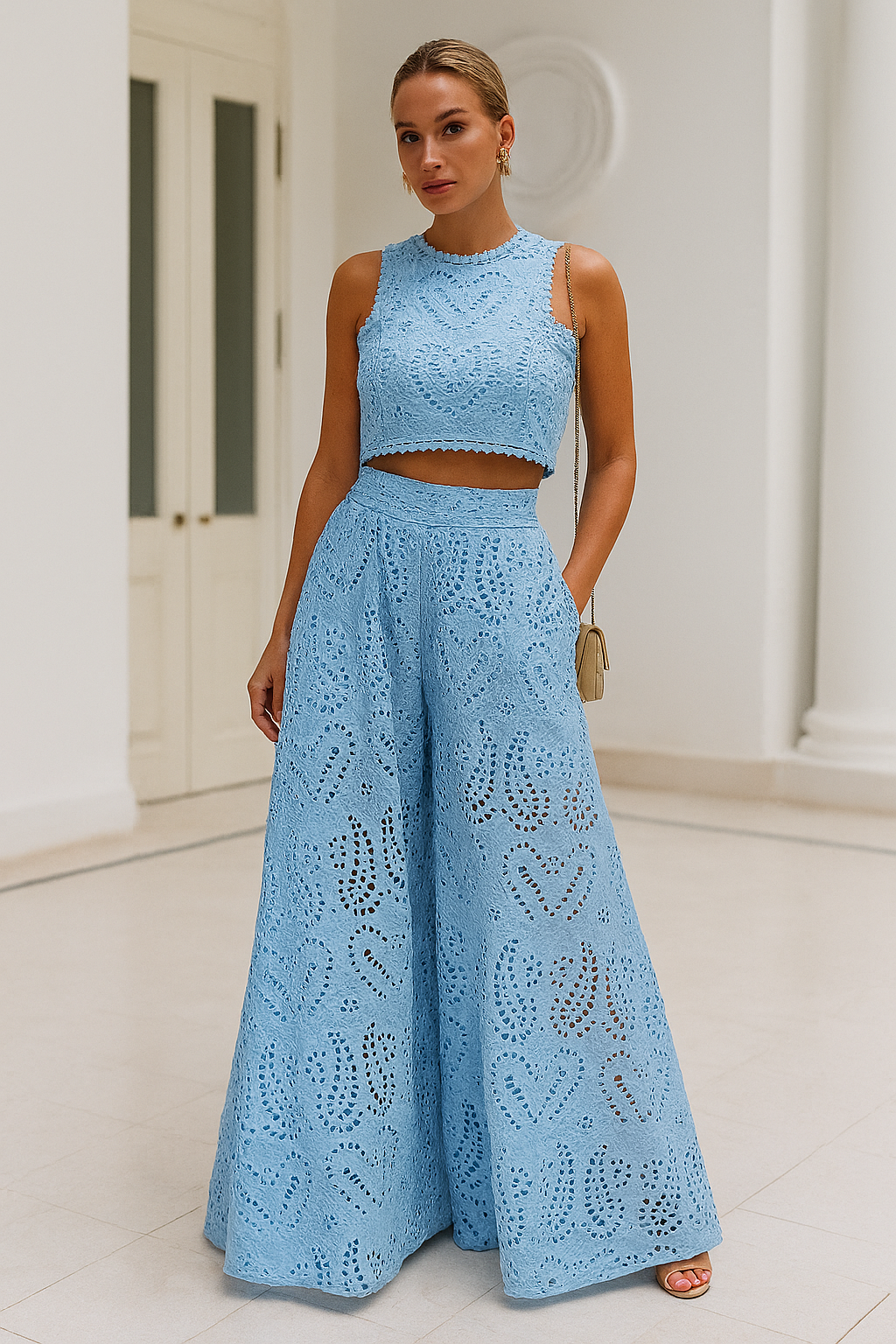 Astrid™ | To-delt blondesett