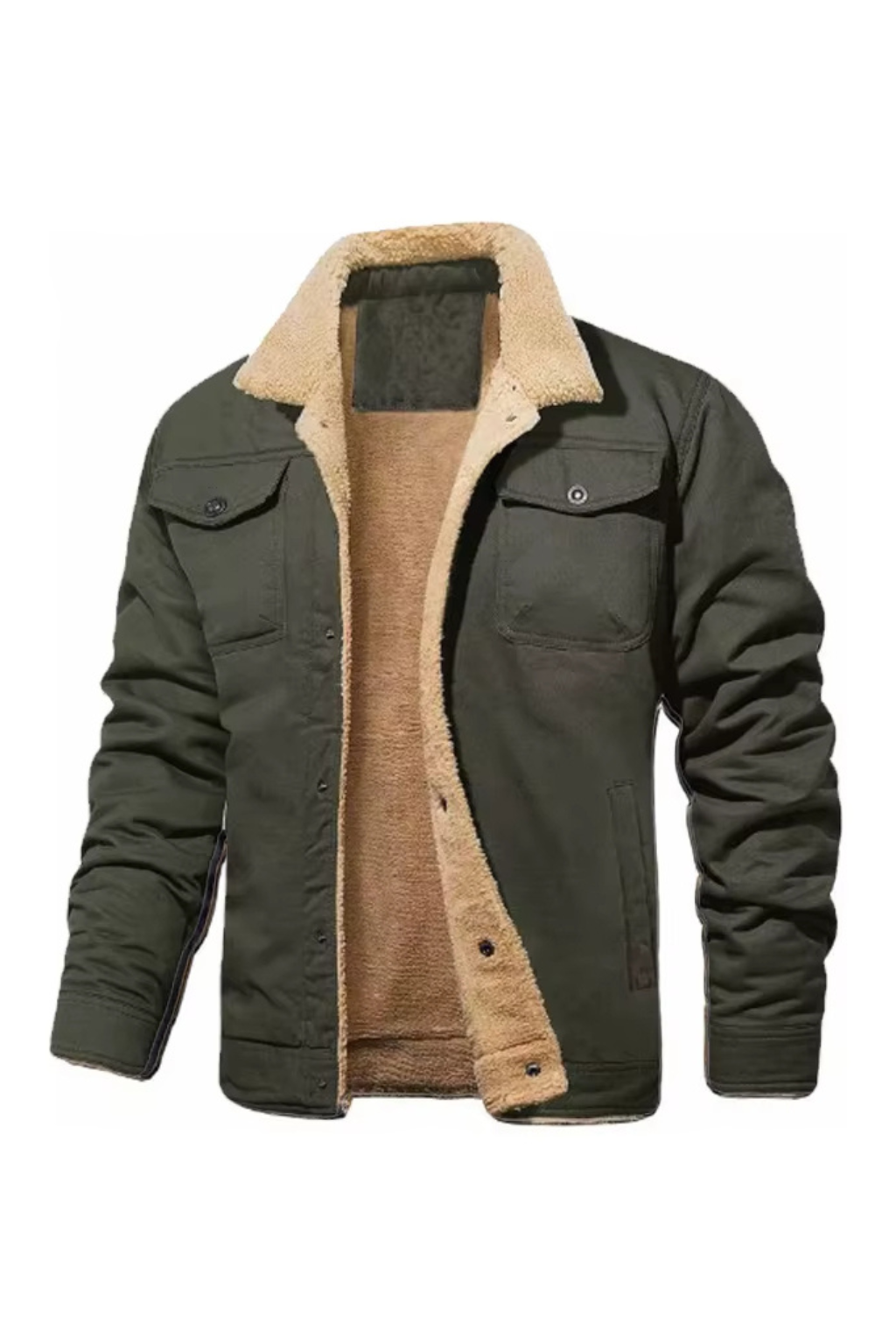 Magnus™ | Teddyfôret canvasjakke