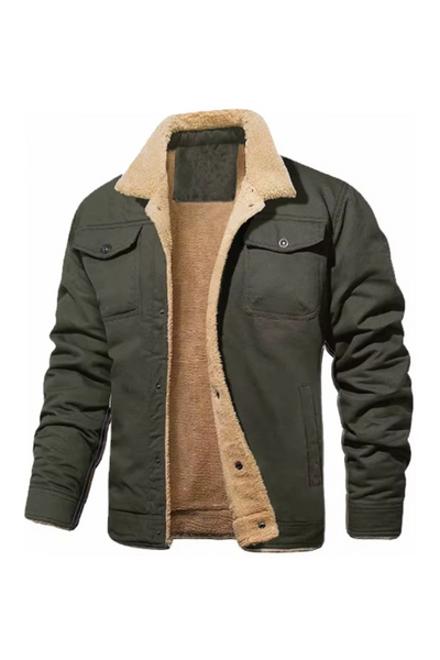 Magnus™ | Teddyfôret canvasjakke