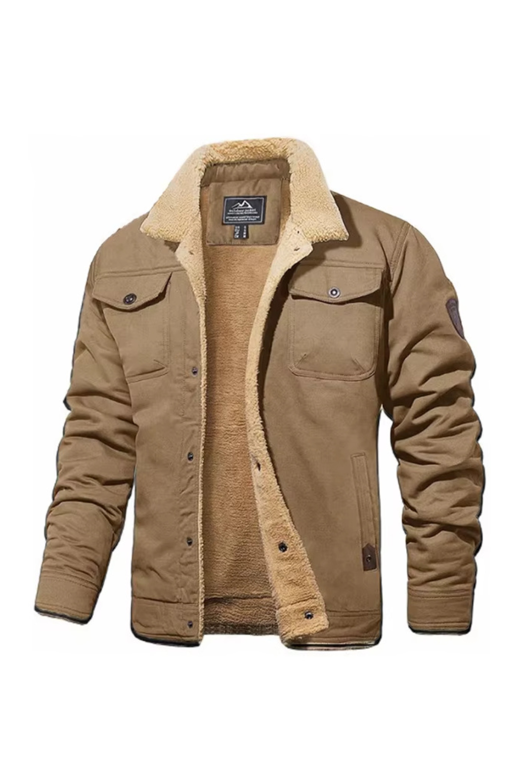 Magnus™ | Teddyfôret canvasjakke