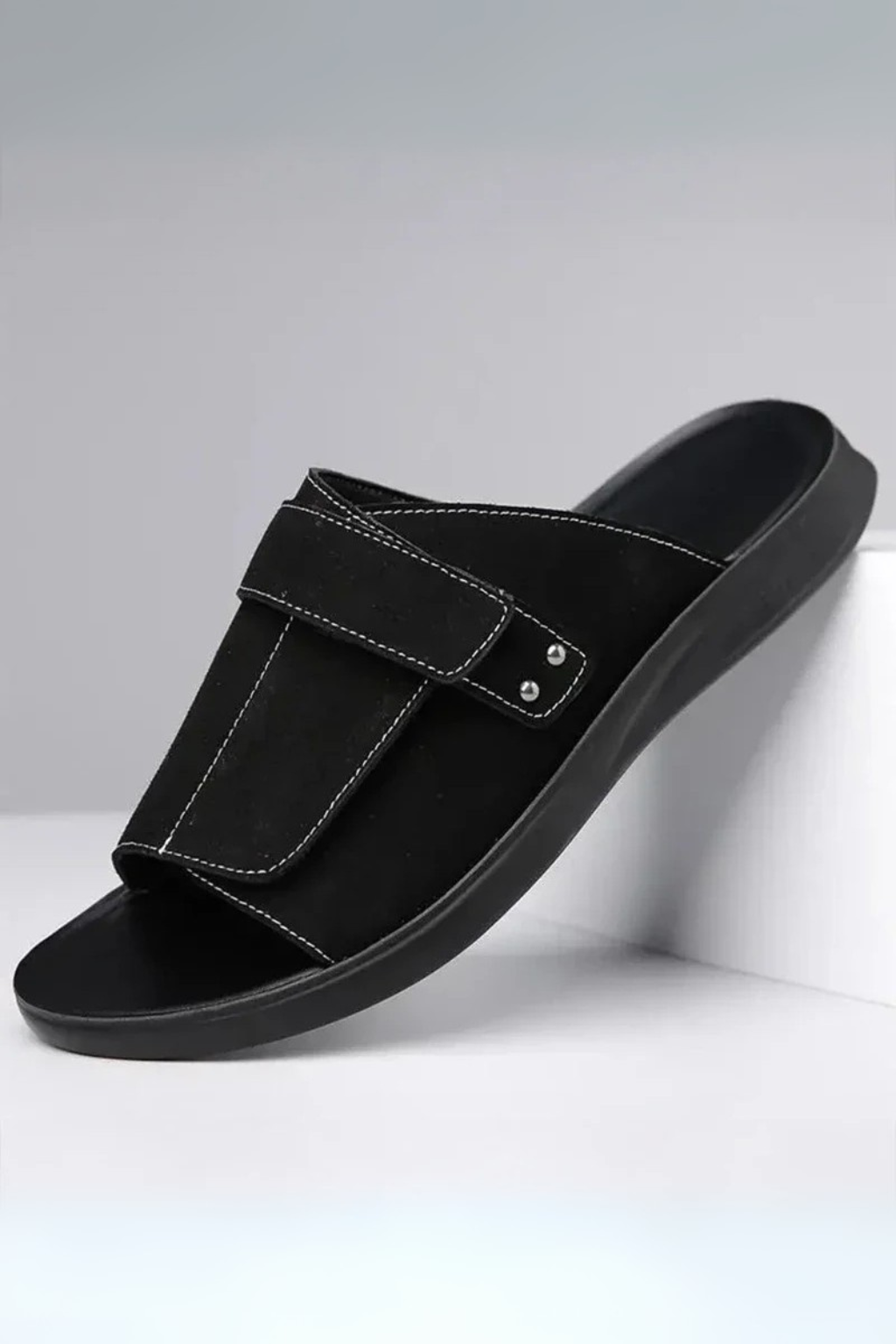 Jule™ | Semskede sandaler med stropp