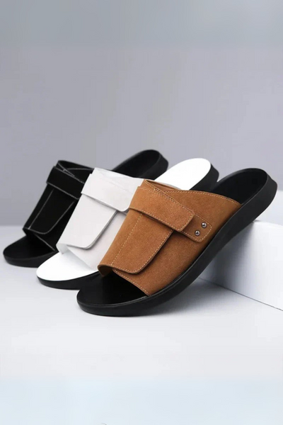 Jule™ | Semskede sandaler med stropp
