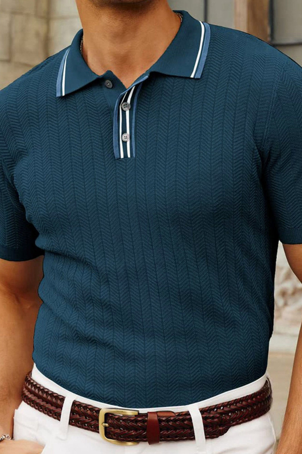 Olav™ | Strikket polo