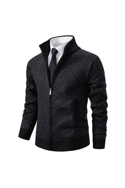 Harald™ | Strikket cardigan med glidelås