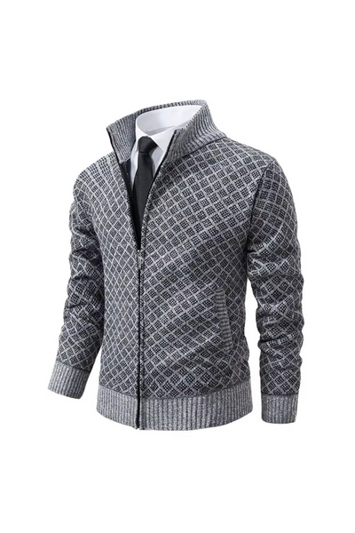 Harald™ | Strikket cardigan med glidelås