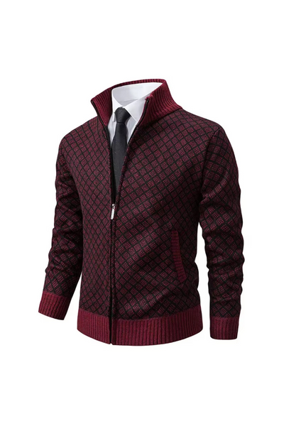 Harald™ | Strikket cardigan med glidelås