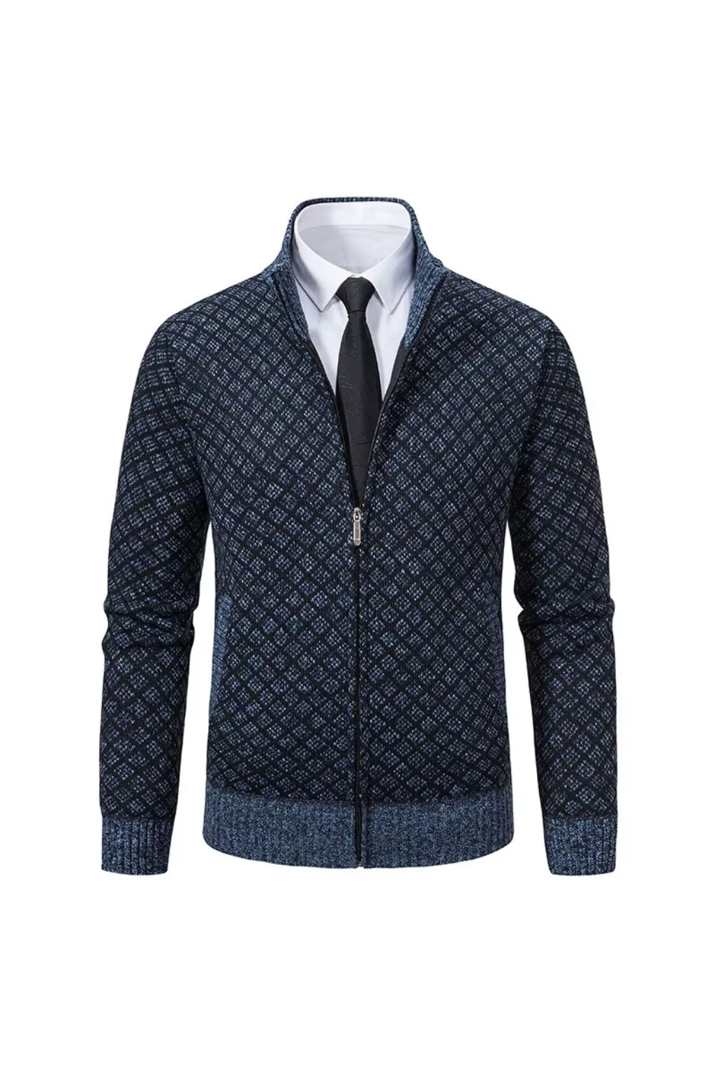 Harald™ | Strikket cardigan med glidelås