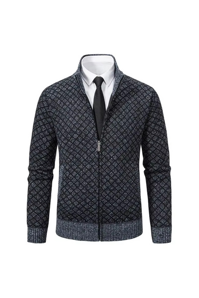 Harald™ | Strikket cardigan med glidelås