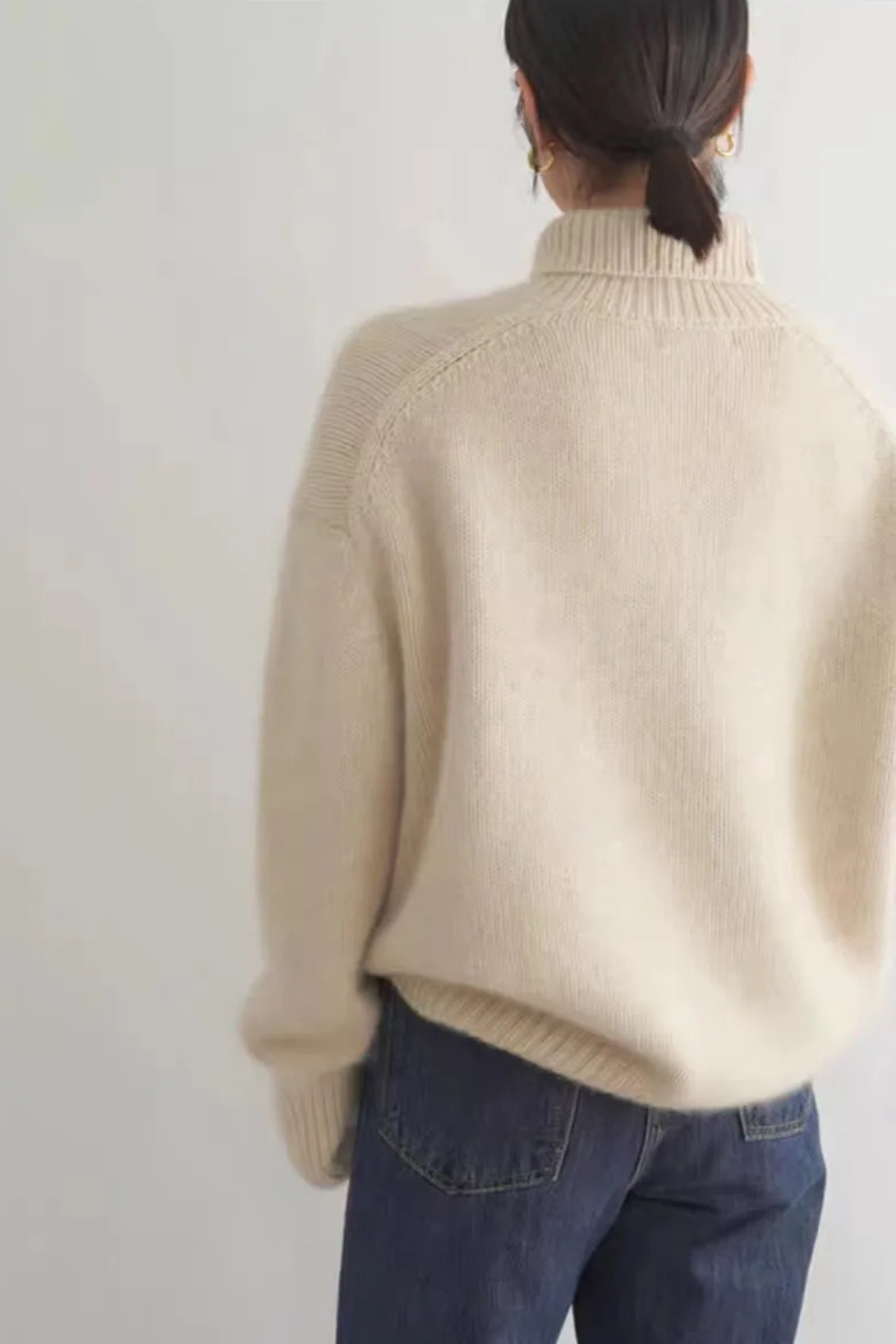 Sigrid™ | Varm høyhalset genser i merinoull