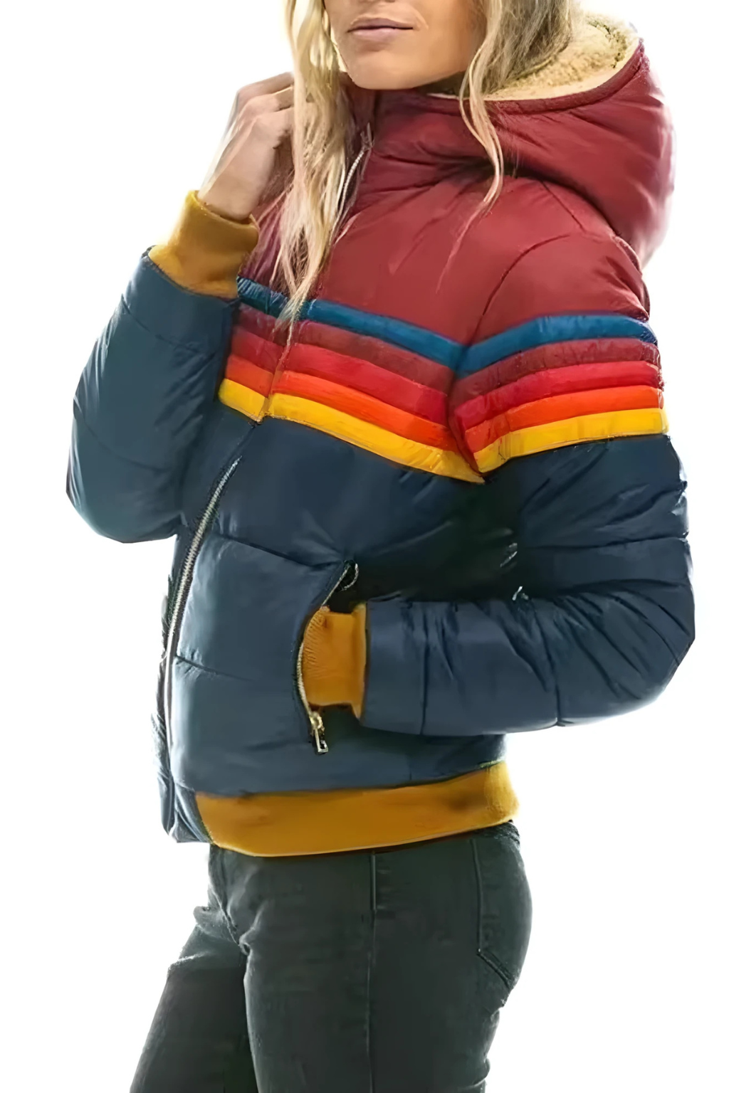 Ingrid™ | Retro jakke med hette