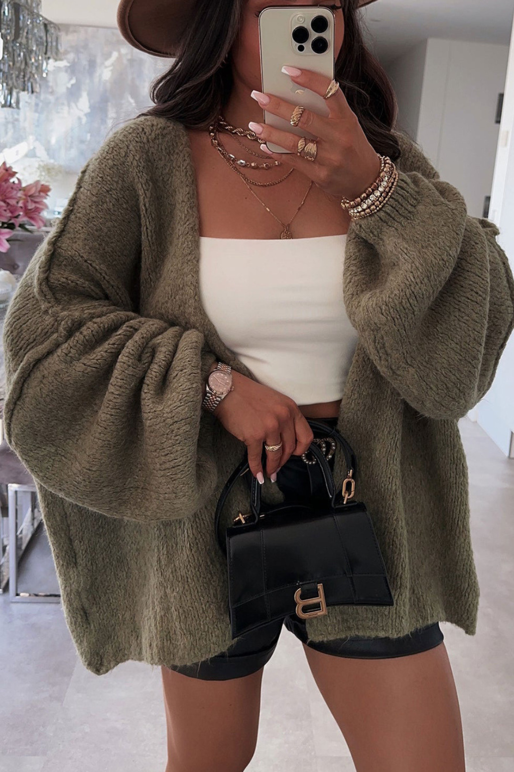 Marte™ | Oversized blazerjakke grå