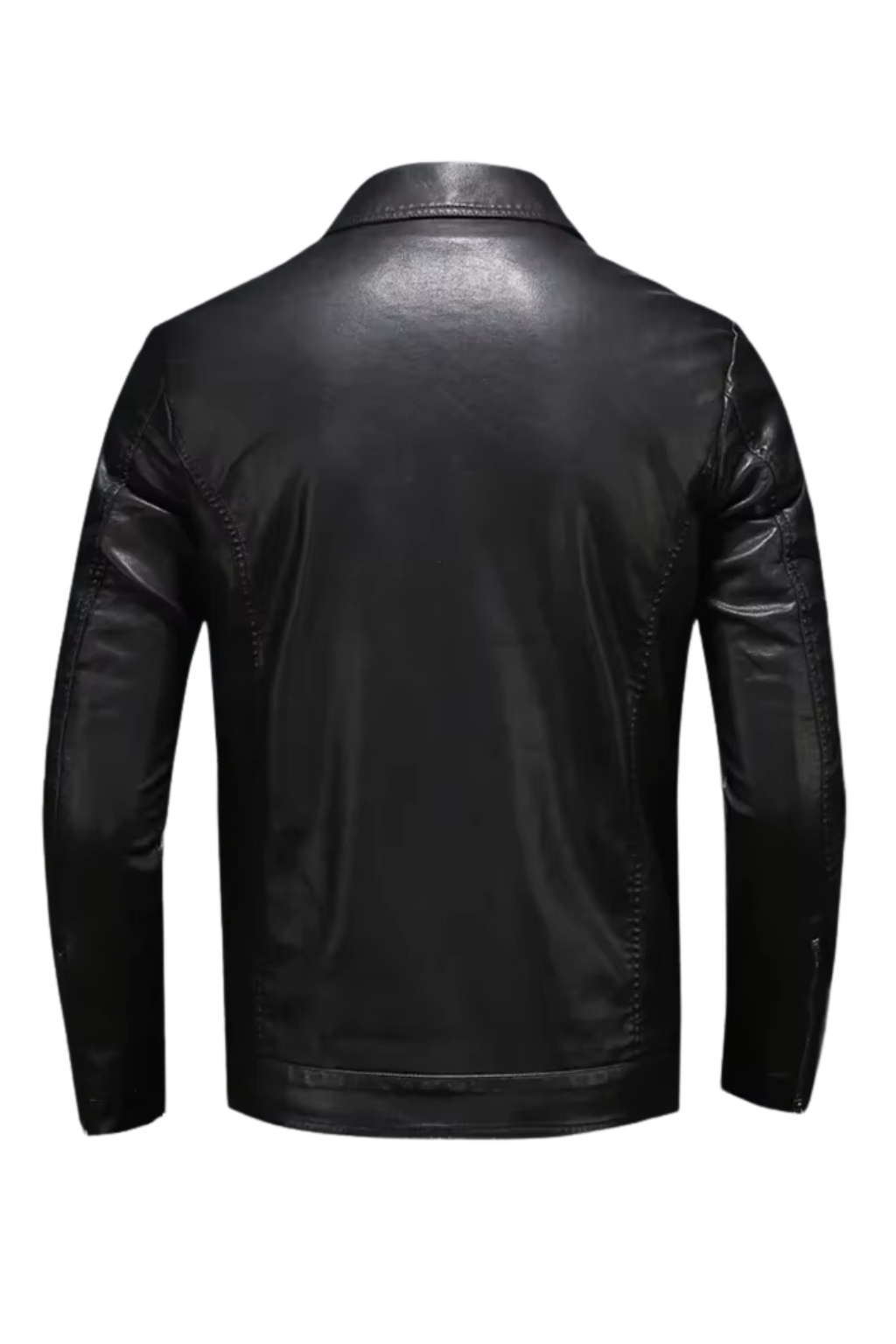 Lars™ | Tidløs lærjakke i minimalistisk design