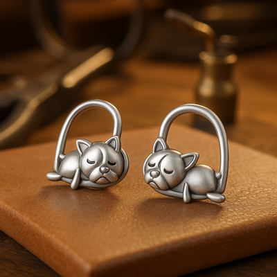 Descel | Øreringe Stud 'Puppy Dream'