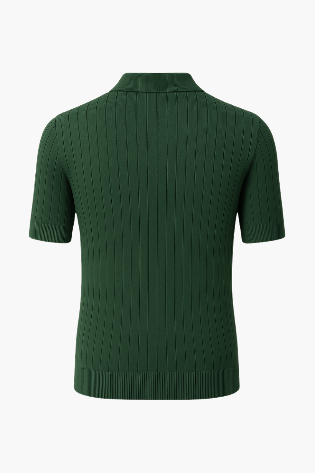 Jonas™ | Strikket poloskjorte med korte ermer